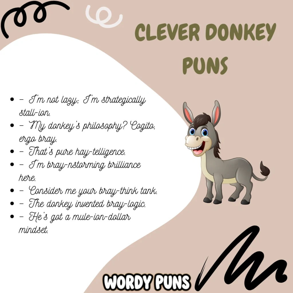 Donkey Puns