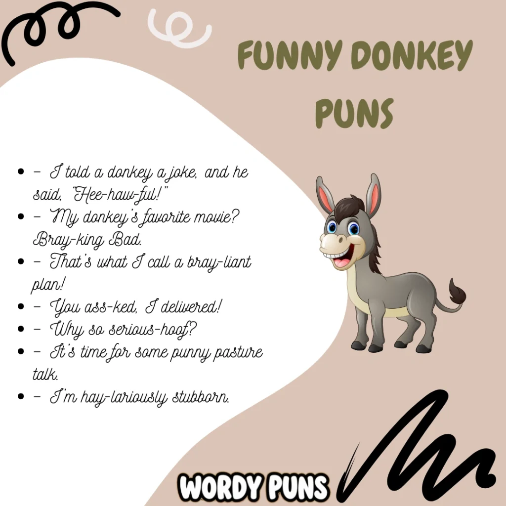 Donkey Puns